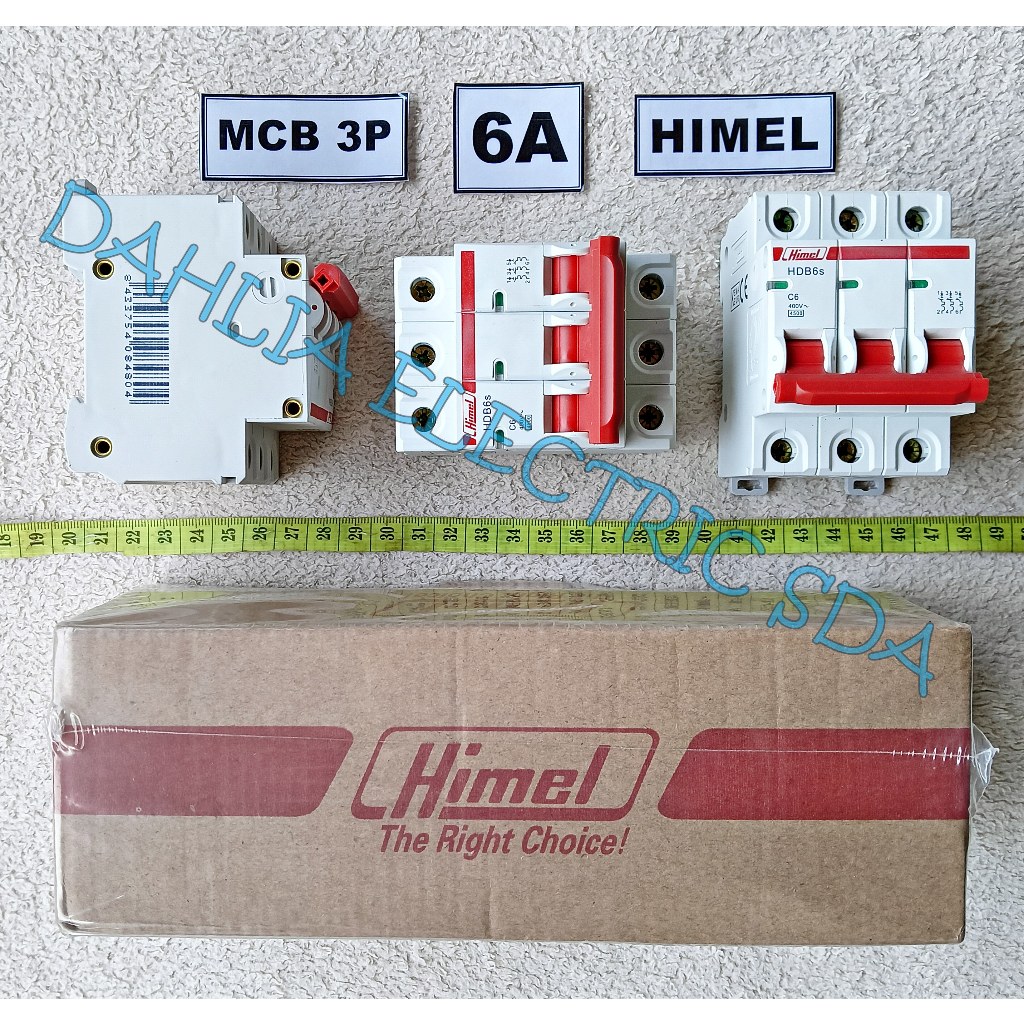 MCB 3 PHASE 6A HIMEL SNI