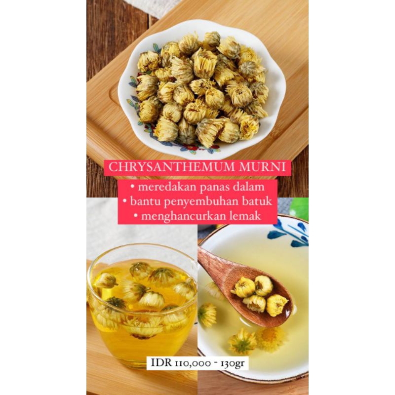 

CHENG WOH CHRYSANTHEMUN MURNI 130gr
