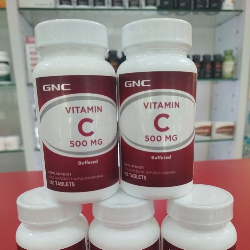 GNC Vitamin C 500mg Buffered isi 100tablet