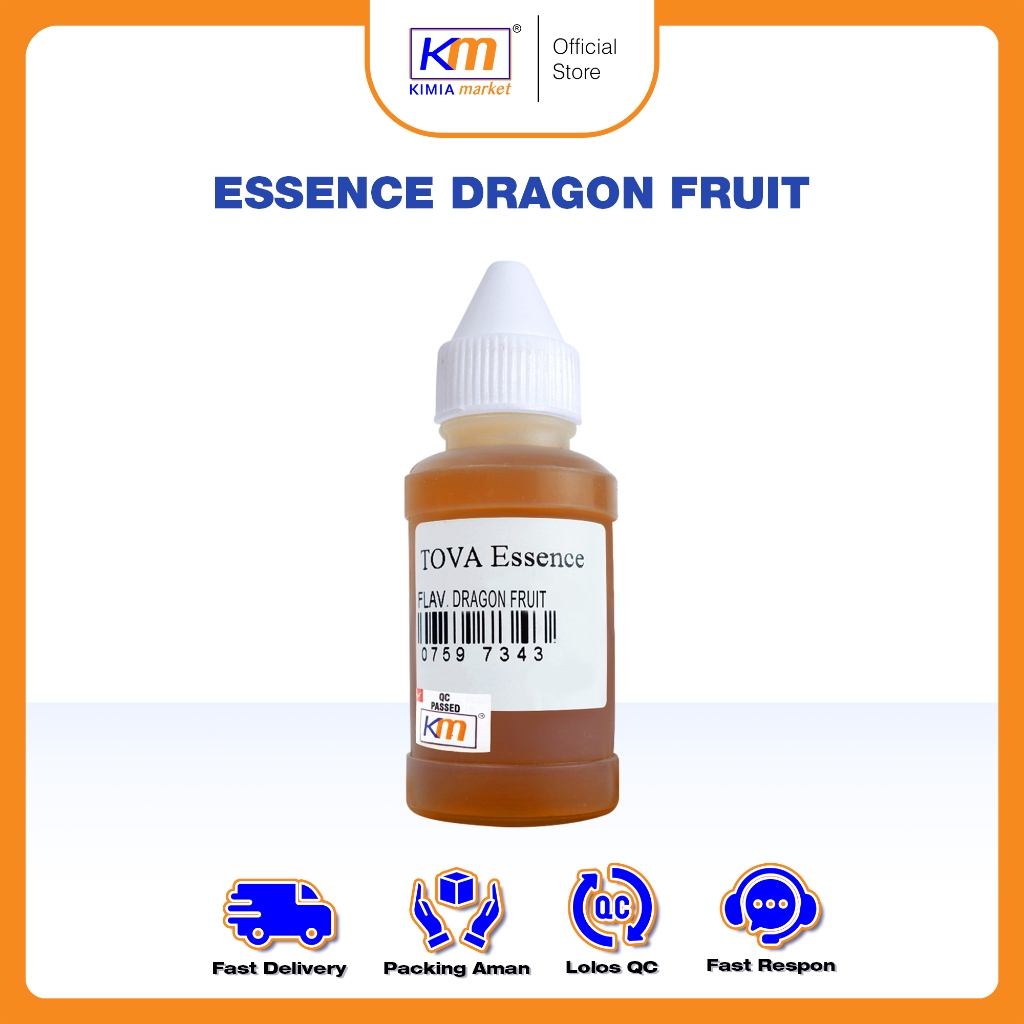 

Essence Dragon Fruit 50ml Makanan / Minuman Flavor TOVA Buah Naga / Perisa Makanan / Essen Cair Makanan / Minuman