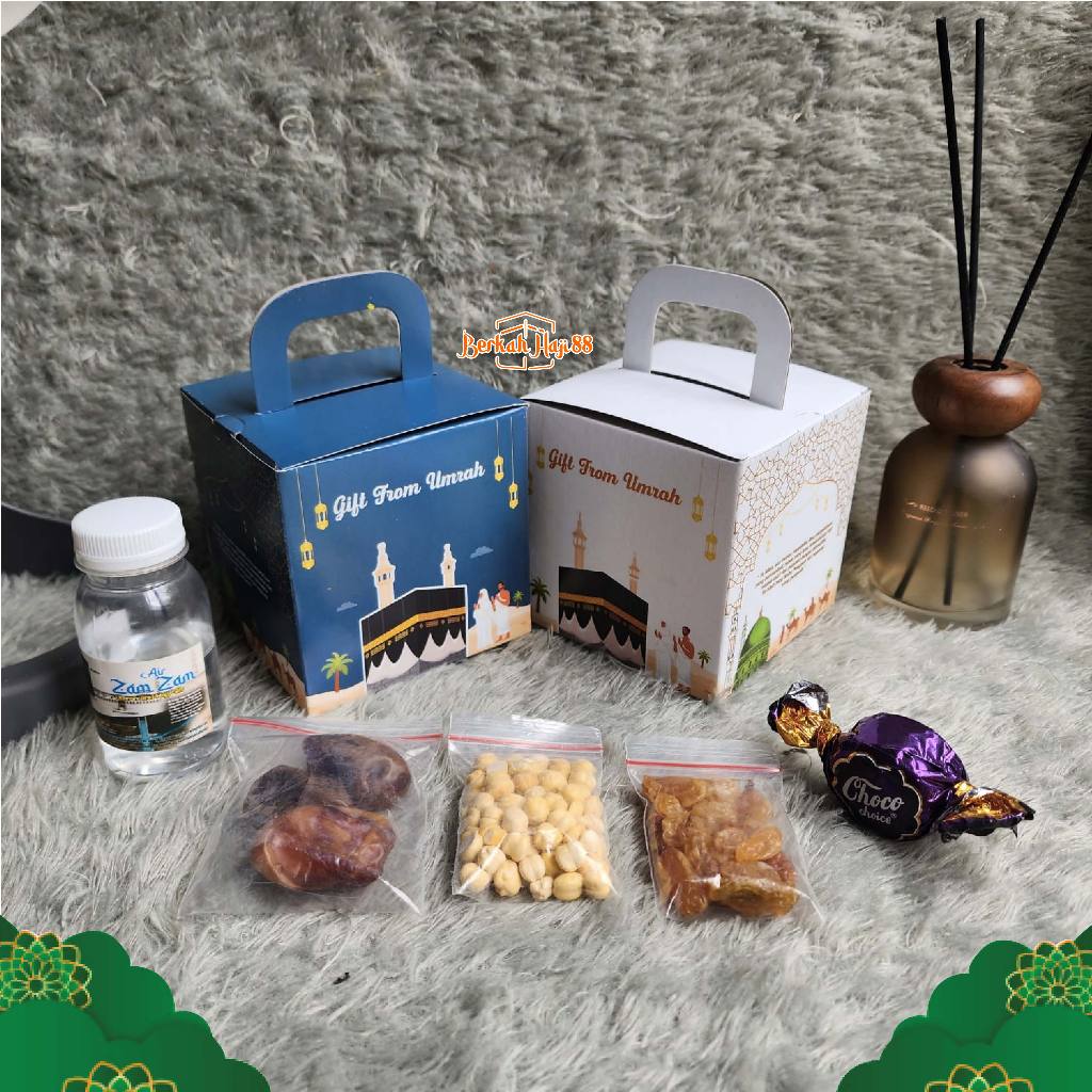 

Paket Oleh Oleh Haji dan Umroh Air Zamzam ori + Kismis Golden + Kacang Arab + Coklat Turki