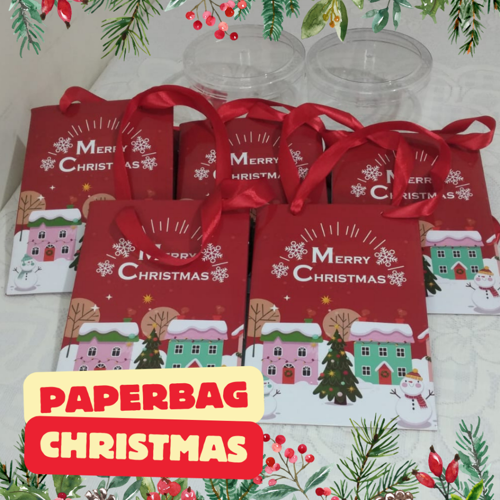 

[READY STOCK] Paperbag Tas Kado Merry Christmas Natal Tas Kertas Hampers Natal