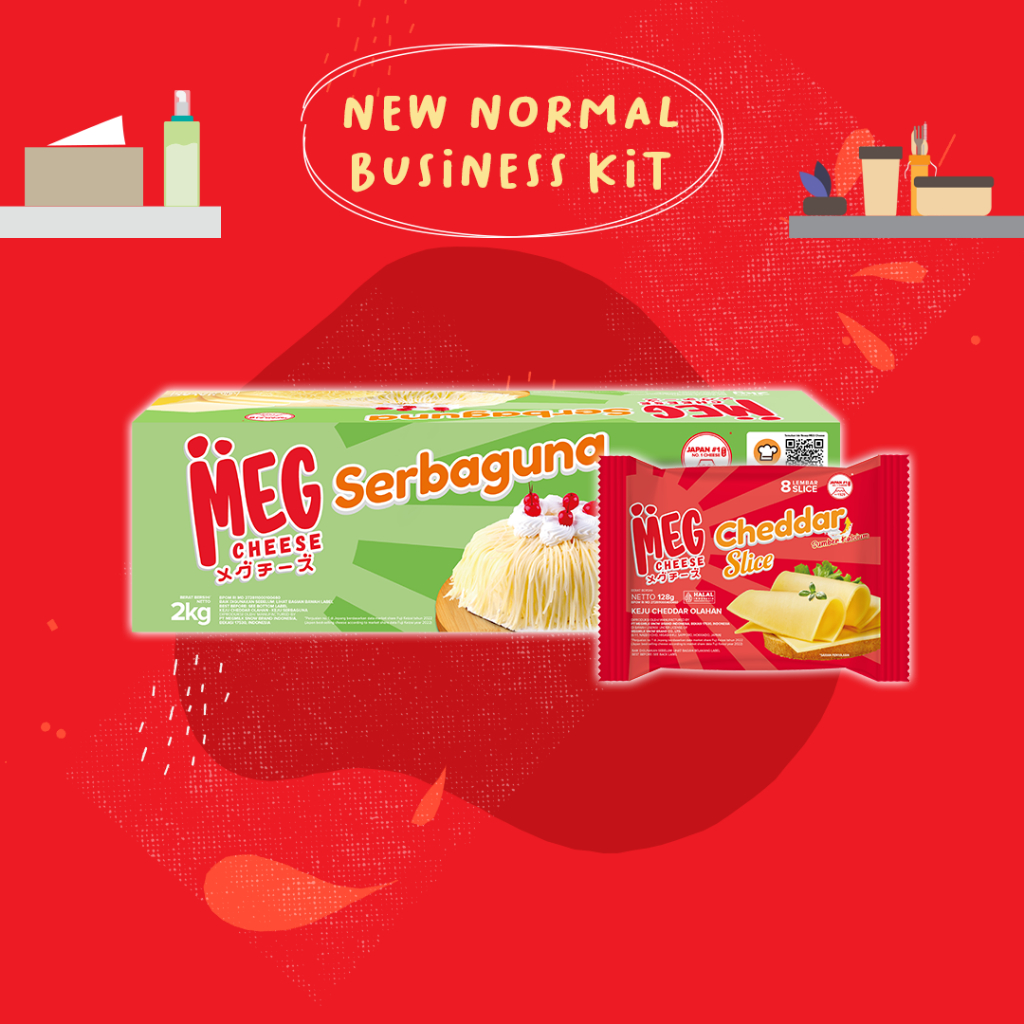 

MEG Starter Pack - Keju Serbaguna 2Kg & Cheddar Slice 8 (New Business)