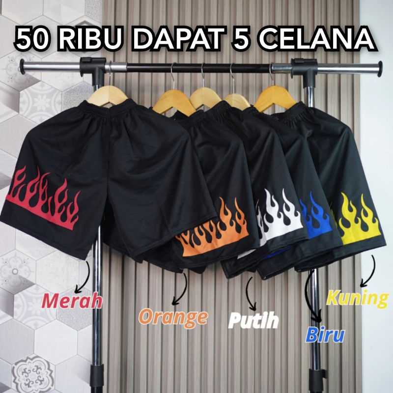 Celana pendek pria / 50rb dapat 5 pcs / celana boxer / celana pria / celana pendek