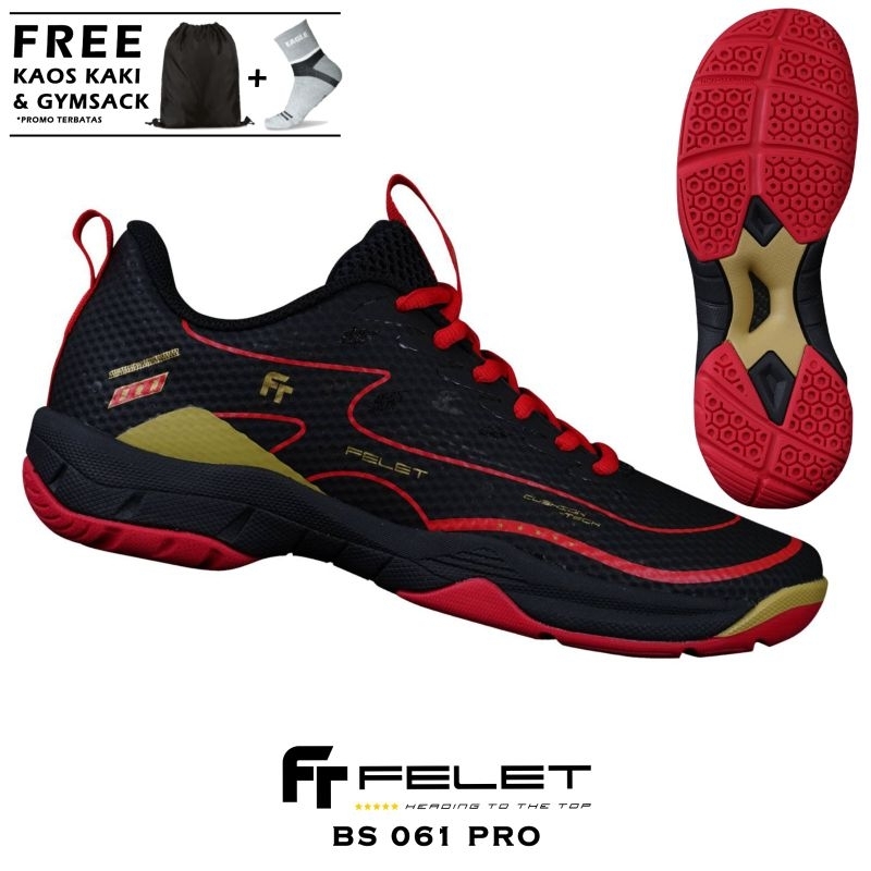 Sepatu Badminton FELET BS 061 PRO PRIA WANITA Sepatu Bulutangkis FELET BS 061 PRO