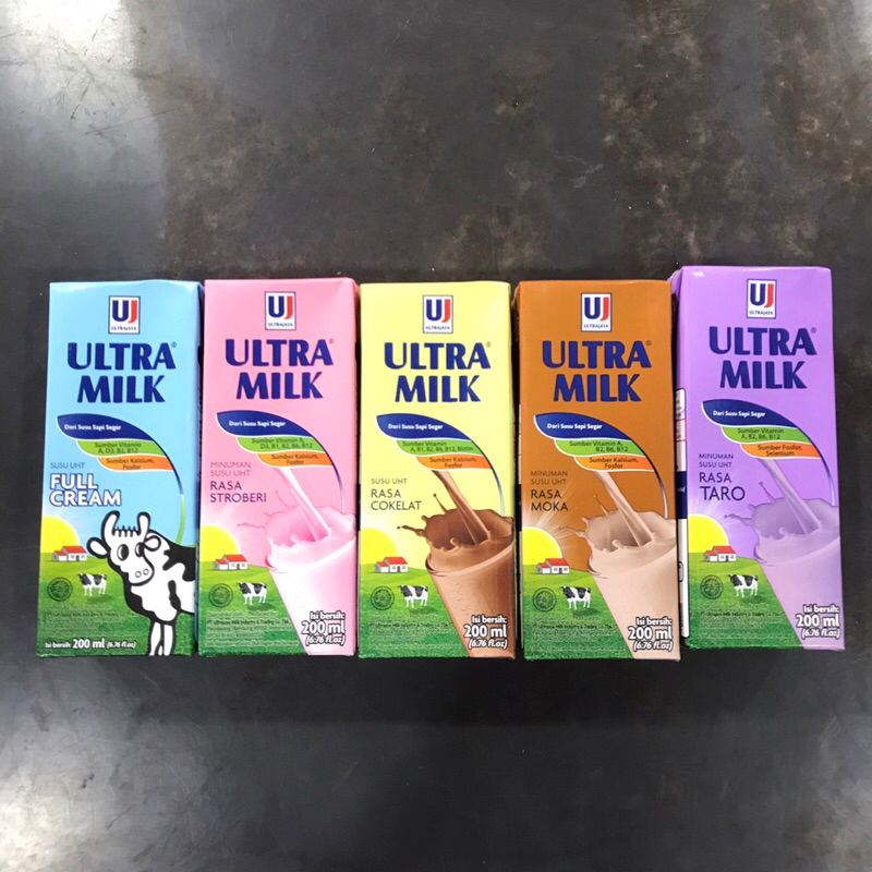 

Susu UHT ULTRA MILK 200ml Paket isi 3pcs