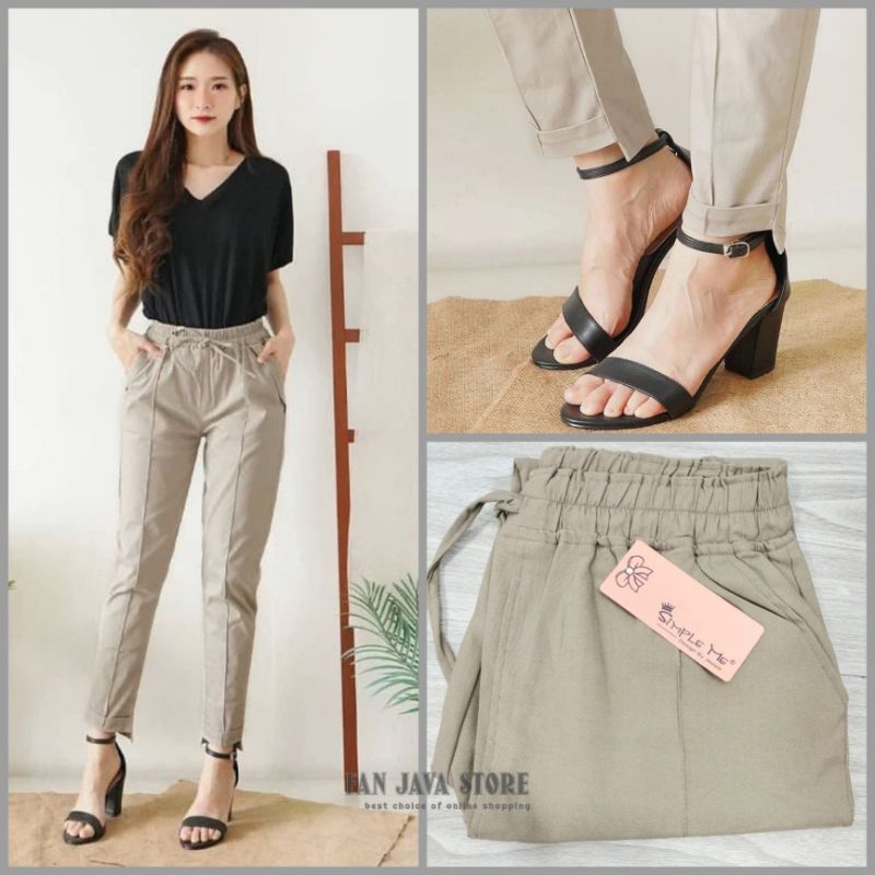 BAGGY PANTS CELANA BAGGY PANTS TWILL COMBED PREMIUM