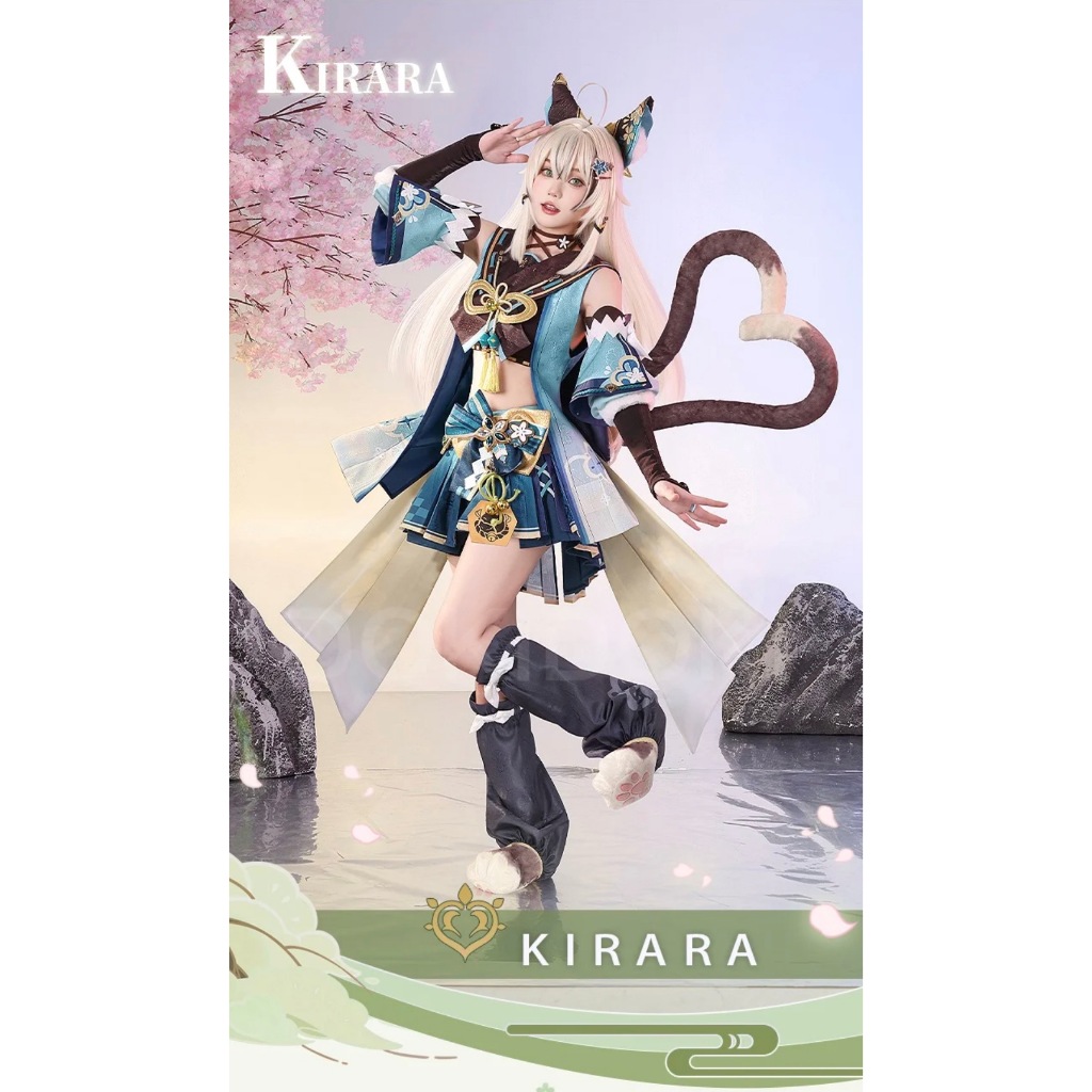 Kirara Cosplay Game Genshin Impact Kirara Cosplay Costume Genshin Impact Cute Cat Kirara Wig Genshin