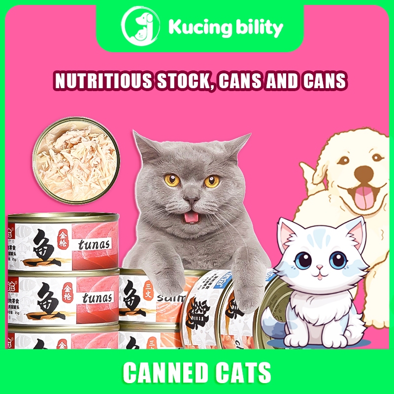 85g Kucing makanan basah Makanan Kucing Basah Cat Savory Salmon Makanan Kucing Basah tuna Makanan Ku