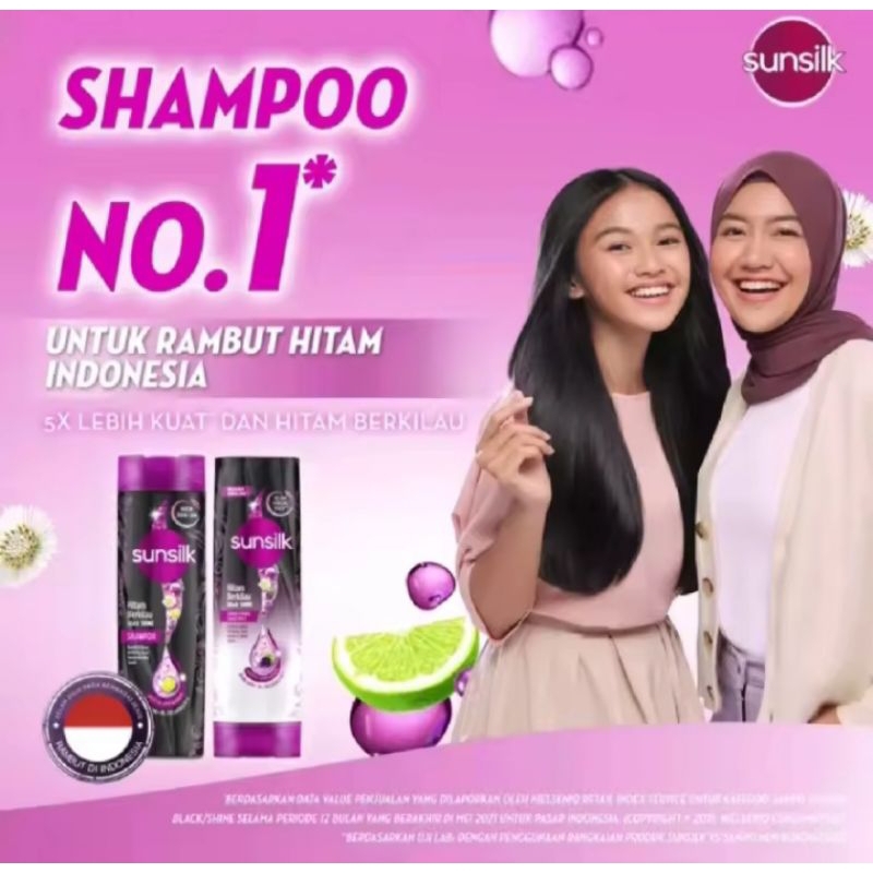 Sunsilk Shampo Black Shine 160ml