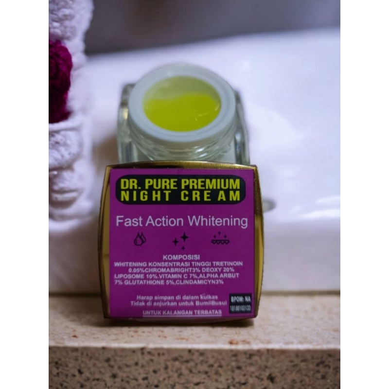 Night cream dr.pure Rejavu Flek whitening