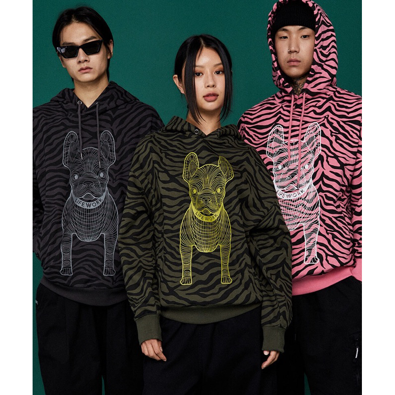 (PO KOREA) LIFEWORK - ZEBRA BIGRADOX HOODIE ORIGINAL KOREA
