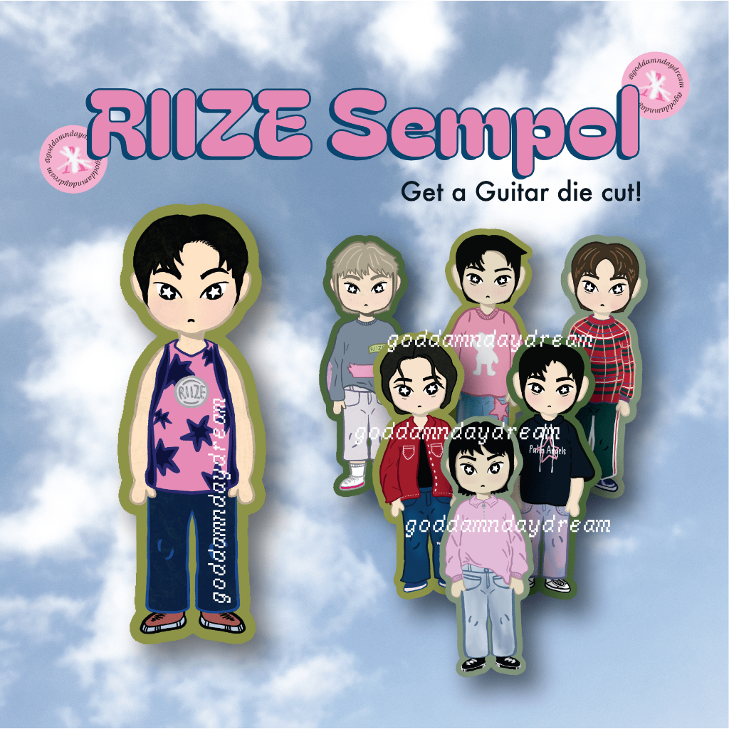 

RIIZE Sempol Sticker Die Cut | by Goddamn Daydream