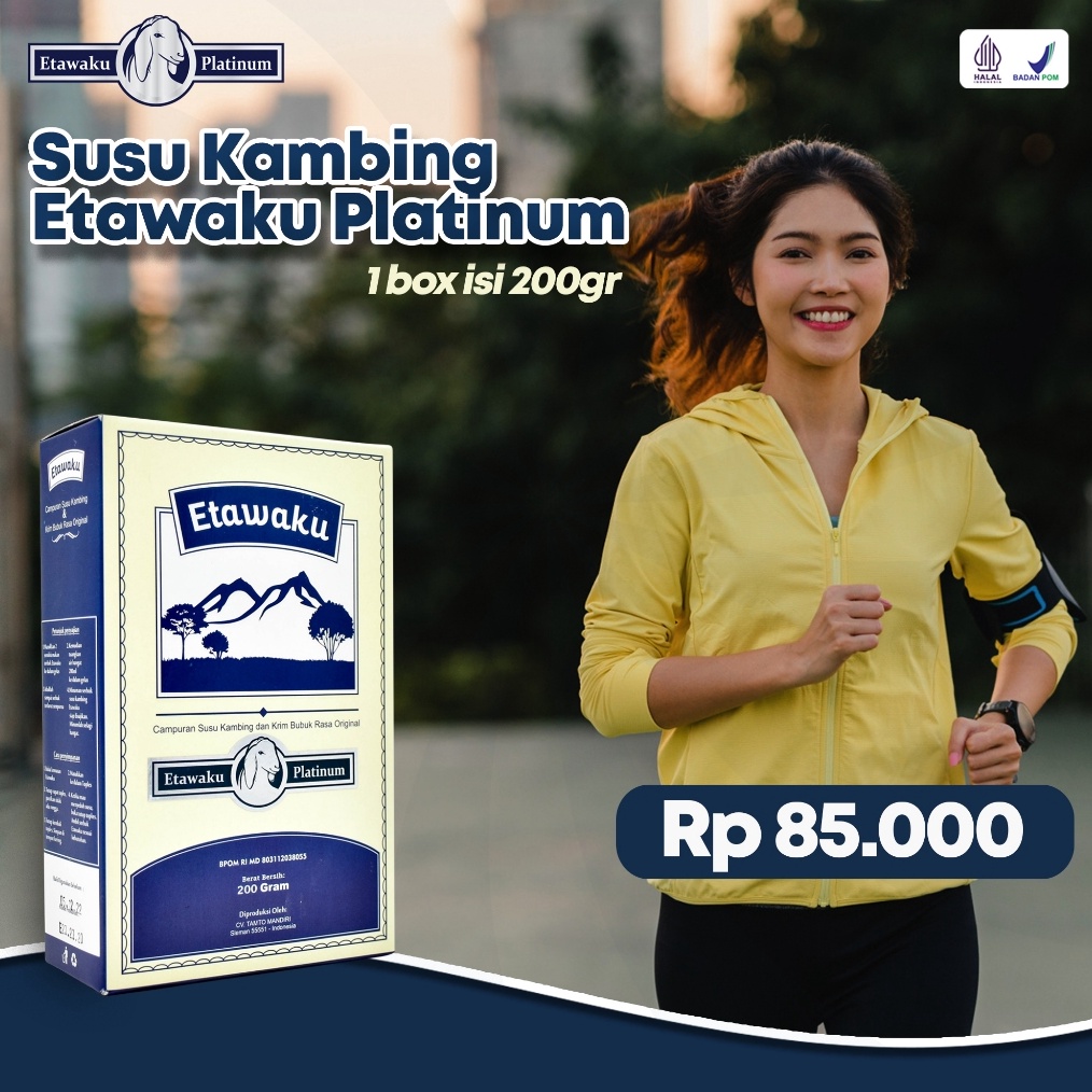 

Original Etawaku Platinum - Susu Kambing Etawa Penambah Kalsium Kuatkan Tulang & Sendi Solusi Atasi Gangguan Pernapasan Pernafasan Asma Bronkitis Pneumonia Sesek Napas Tingkatkan Kekebalan & Imunitas Tubuh Isi 200gr murah