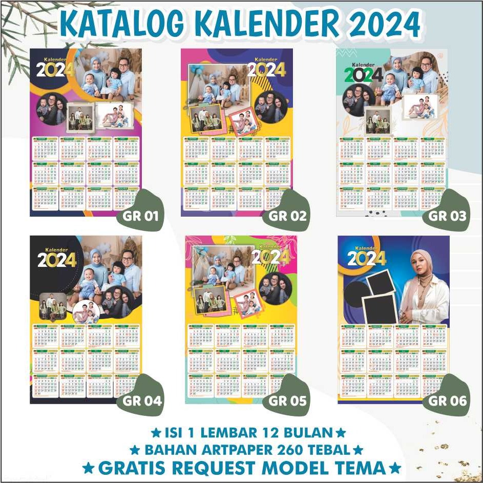 

(FREE DESIGN) KALENDER DINDING CUSTOM 2024 KALENDER CUSTOM FOTO TEMA KARTUN 2024 KALENDER LUCU CUSTOM TANPA MINIMAL PEMBELIA