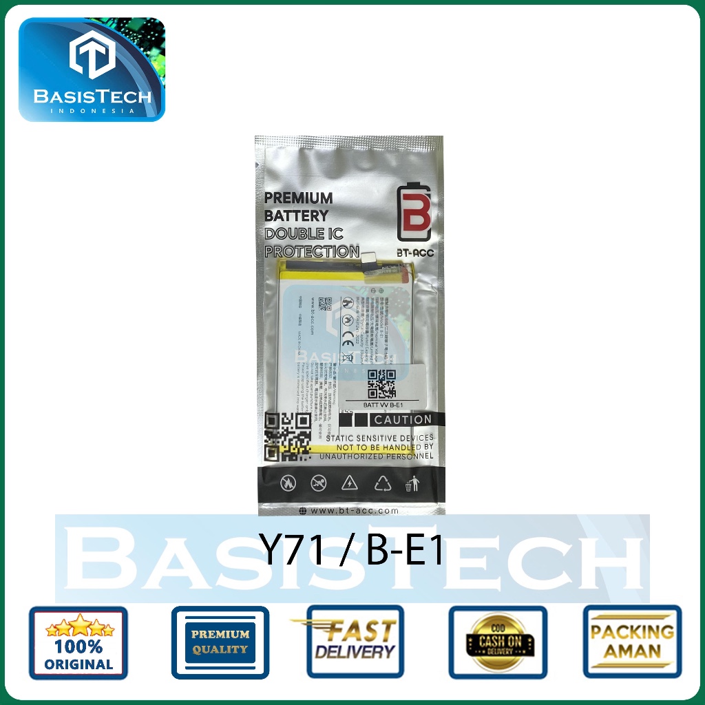 BATERAI VIVO Y71 B-E1 BT BASISTECH DOUBLE IC POWER PROTECTION