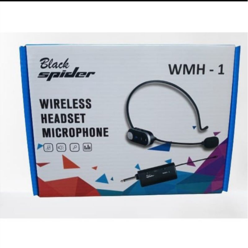 Mic Wireless Headset Black Spider WMH1 ORIGINAL