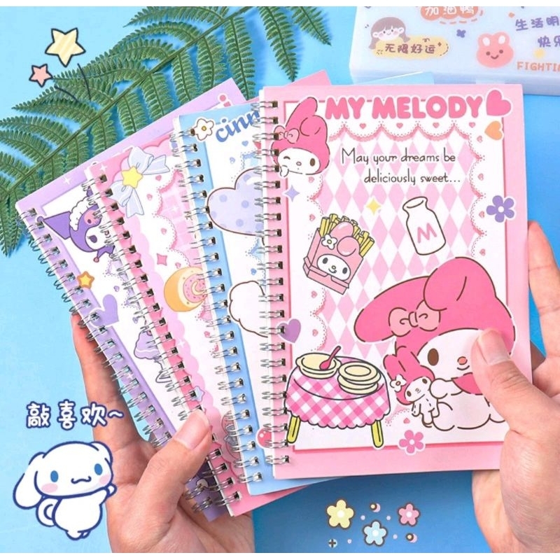 

Note Book/Buku Tulis Motif Sanrio A5002