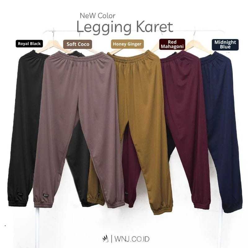 Legging Karet WNJ - Legging Gamis Wanita - Innerpants Karet WNJ