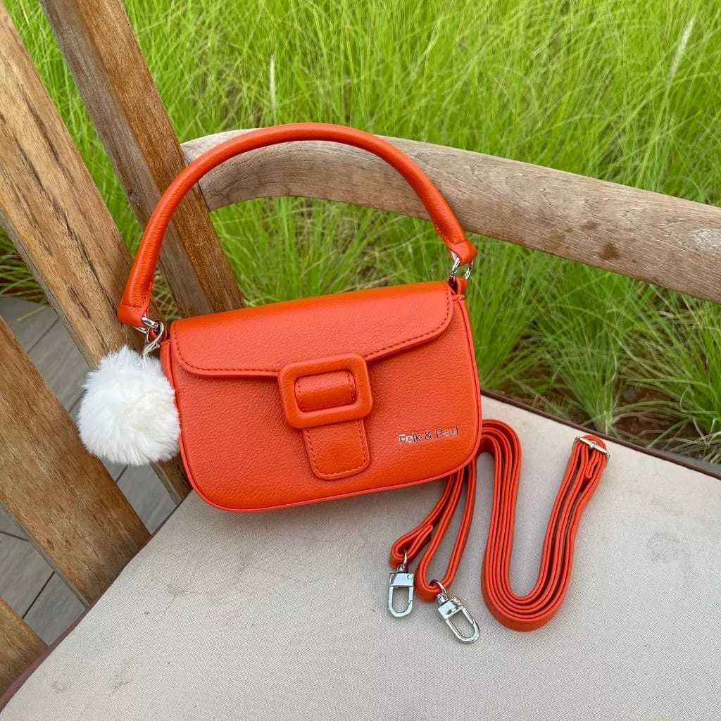 FOLK & PAUL I SlingBag Tas Selempang Crossbody Wanita Premium Quality 3738 7 COLORS / MurahNyaman.id