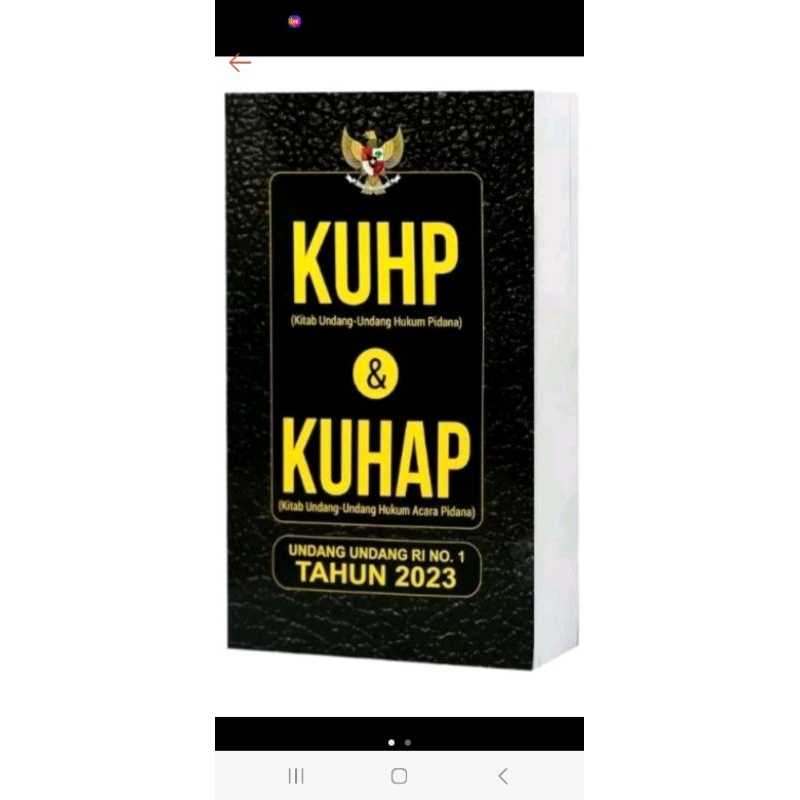 kuhp dan kuhap 2023