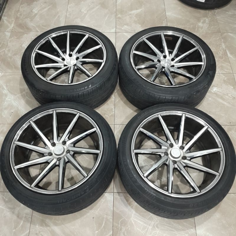 VELG SECOND | VOSSEN R20X9/10,5 H5X114.3 ET 35 + BAN 2PCS 275-40 R20