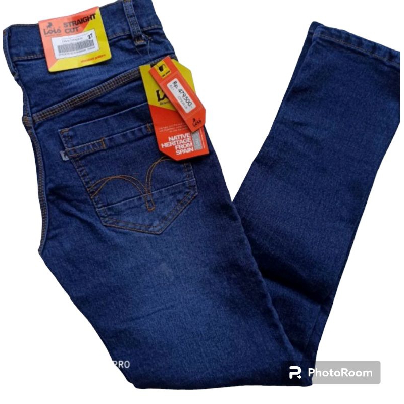 CELANA JEANS LOIS  PRIA PANJANG PENSIL BAHAN MELLAR PREMIUM BERKUALITAS