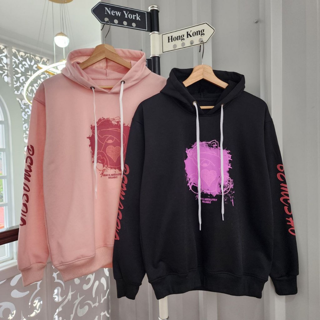 ( isi 2 pcs ) Sweater Bears Is Absolutely couple pasangan terbaru 2023 / jaket pasangan pacar / jake