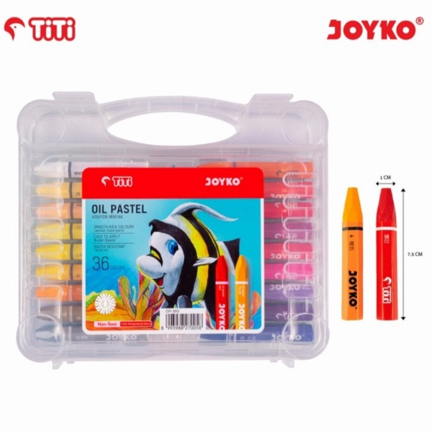 

Terlaris Crayon / Oil Pastel JOYKO 36 Warna RWM