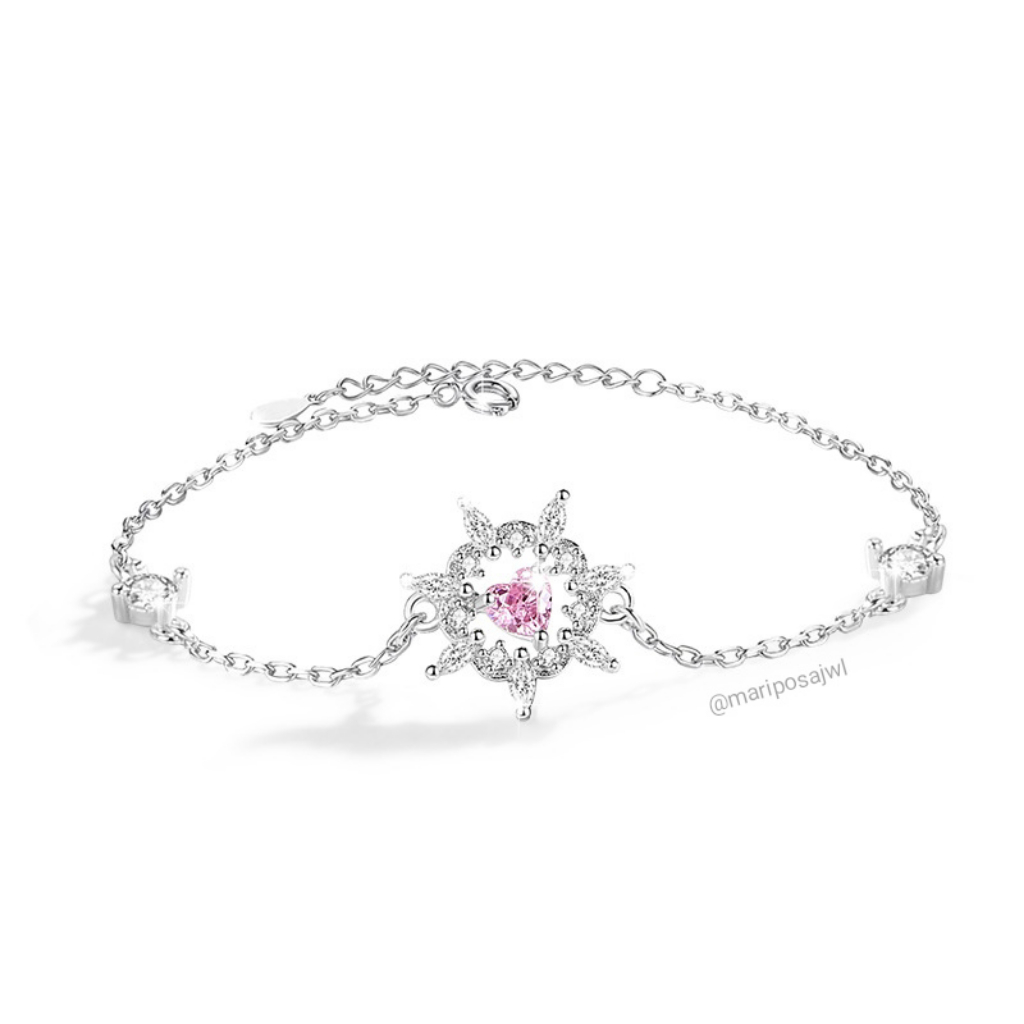 Mariposa MY LOVE AURORA BRACELET Gelang Tangan Asli Sterling Silver 925 Lapis Emas 18K Platinum
