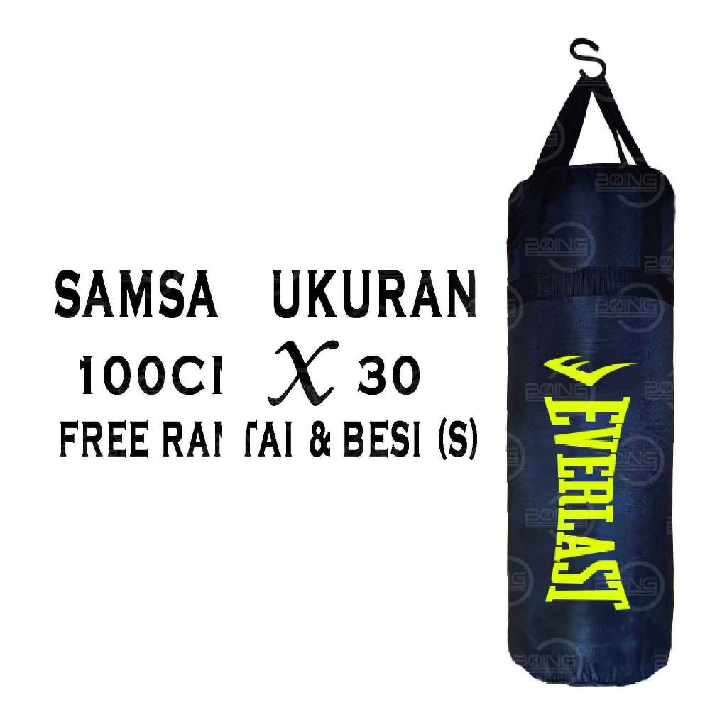 Samsak tinju muaythai ukuran 100Cm / samsak gantung Mma Boxing