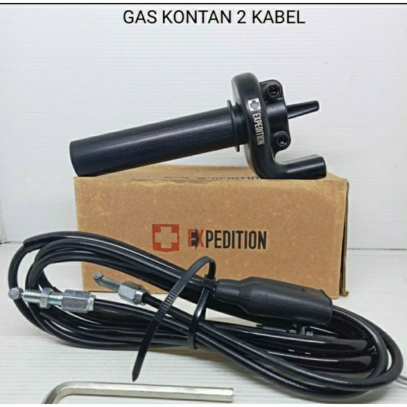 Gas spontan expedition 2 kabel pnp klx bf crf wr cb150 sonic panjang kabel 100cm