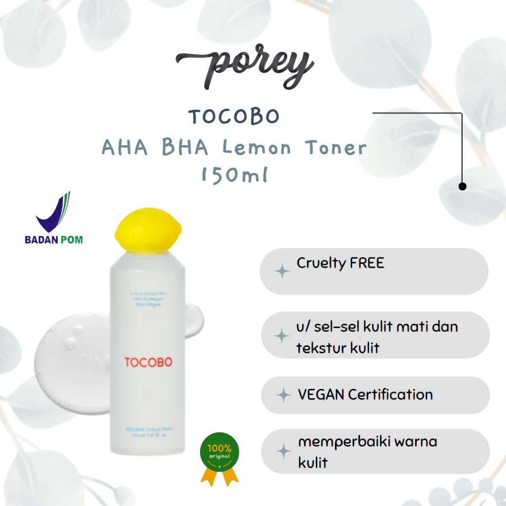 TOCOBO AHA BHA Lemon Toner 150ml