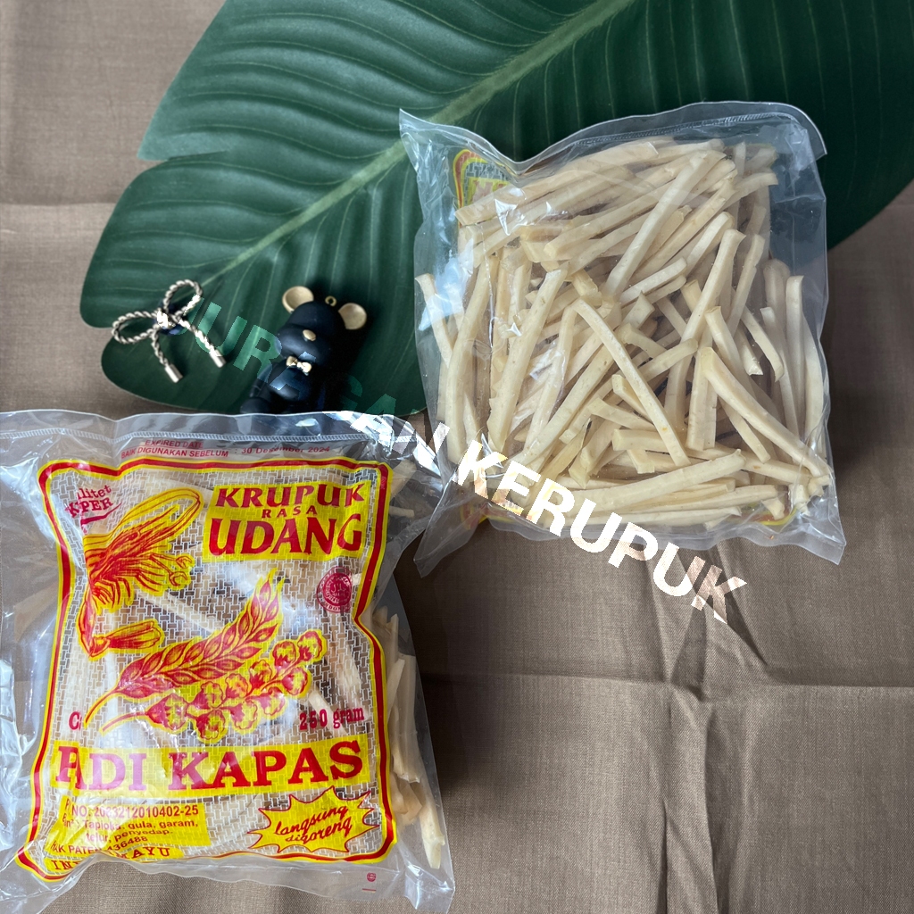 

[Harga Grosir] Kerupuk Udang Stik 250gram Super Cap Padi Kapas Asli Indramayu