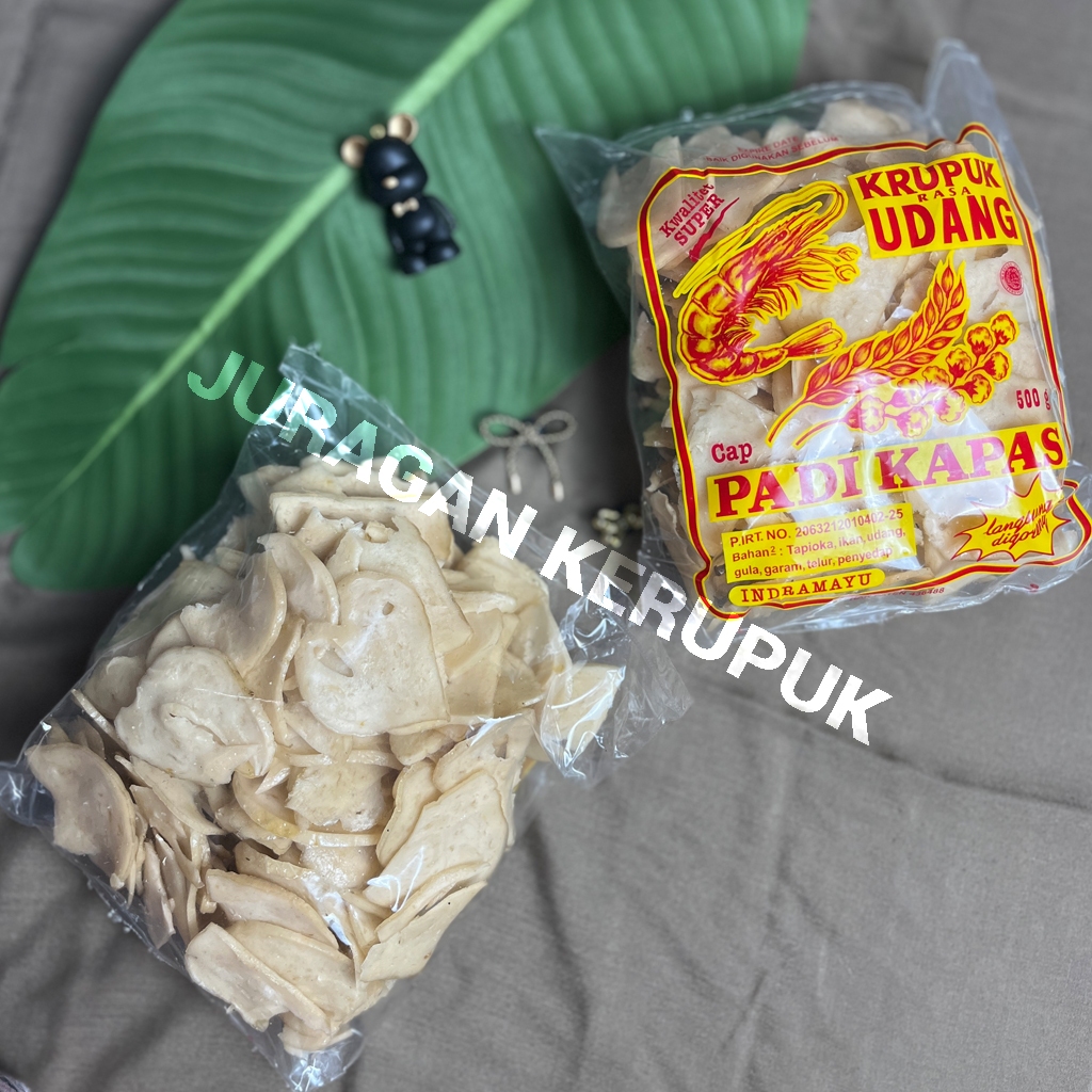 

[Harga Grosir] Kerupuk Udang Sirihan 500gram Cap Padi Kapas Asli Indramayu