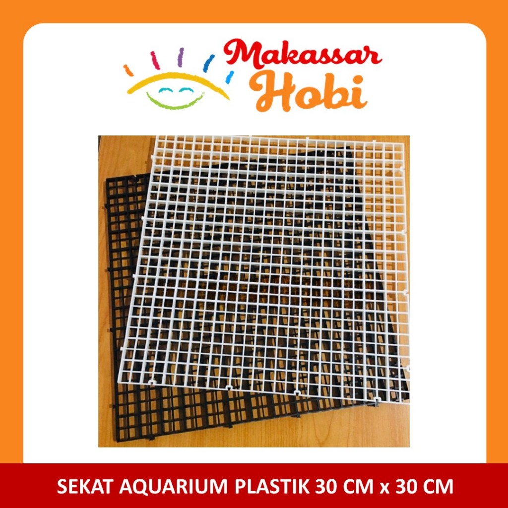 Sekat Aquarium Plastik 30 x 30 cm Penyekat Pemisah Ikan Kaca Akuarium