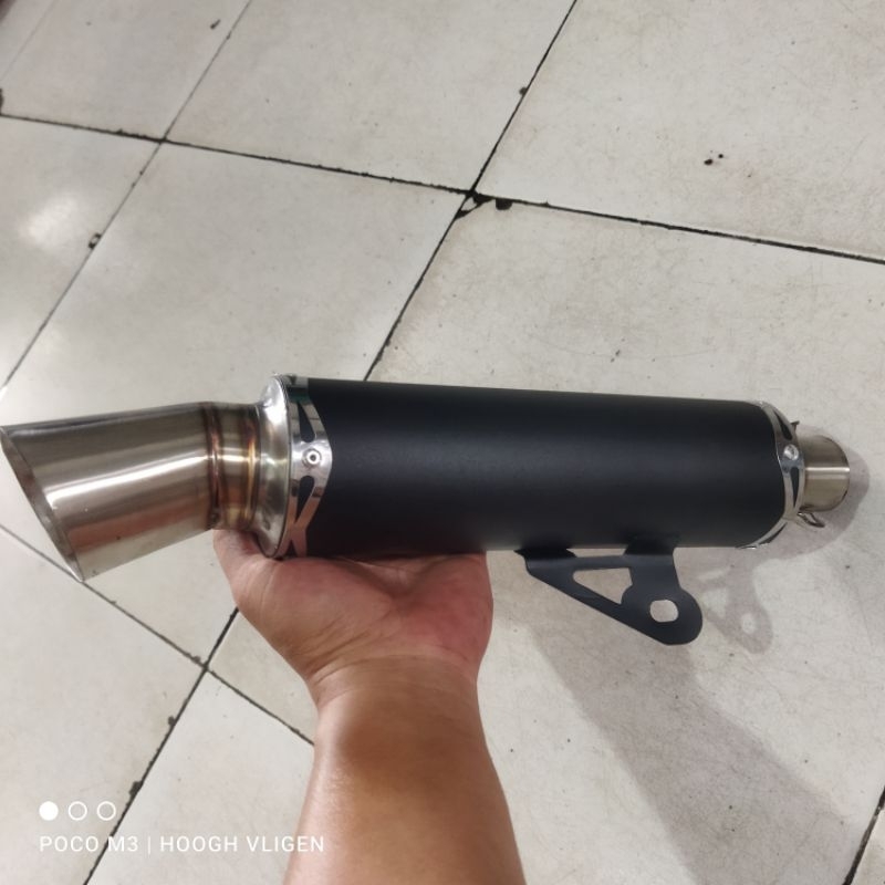 silencer knalpot racing model samlong inlet 38mm