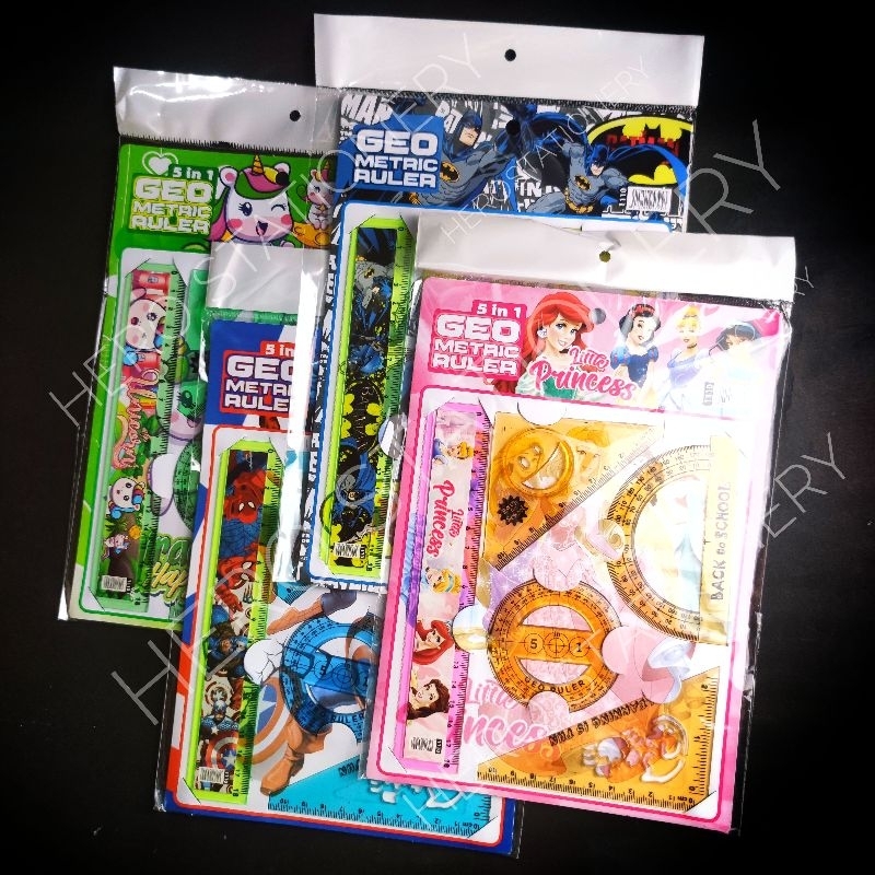 

Paket alat tulis penggaris ukur matematika busur siku fancy A