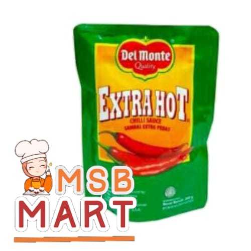 

DELMONTE EXTRA HOT POUCH 1 KG/DELMONTE SAUS PEDAS 1 KG