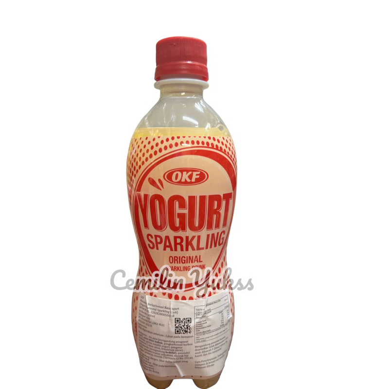 OKF Sparkling Yogurt Flavoured Drink 500ML Minuman Soda Rasa Yogurt Minuman Korea