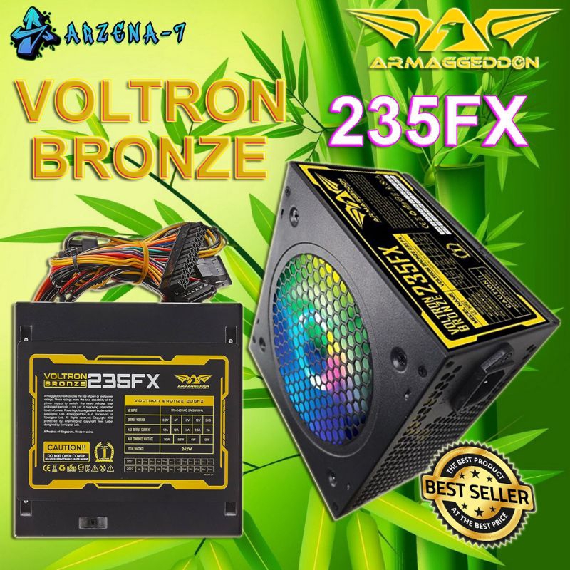 Psu Armageddon Voltron Bronze 235FX Multi Colour Led Light