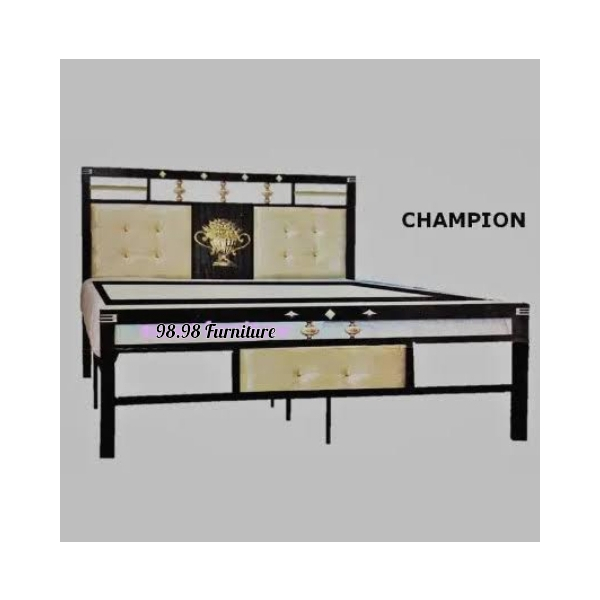 Ranjang Rangka Tempat Tidur Besi - Type CHAMPION Minimalis - Medan