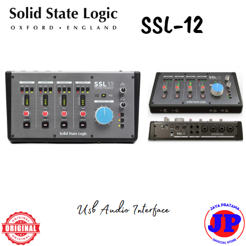 SSL 12 USB Audio Interface Soundcard Original Solid State Logic SSL12