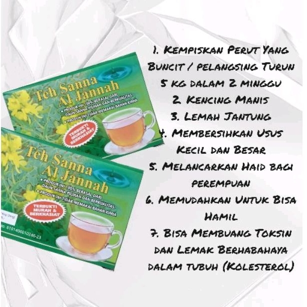 

Teh herbal | Teh sanna | al Qassam celup