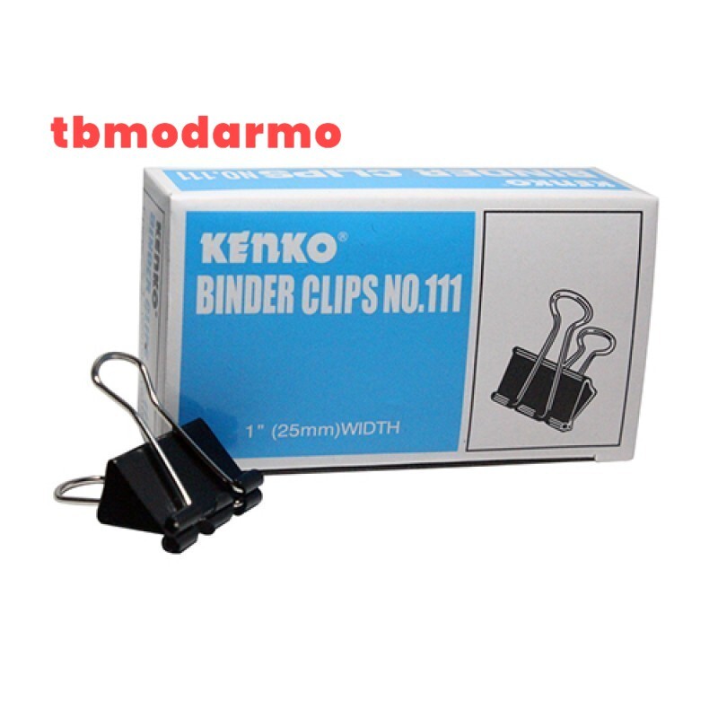 

TBMO BINDER CLIP KENKO 111 @12PCS