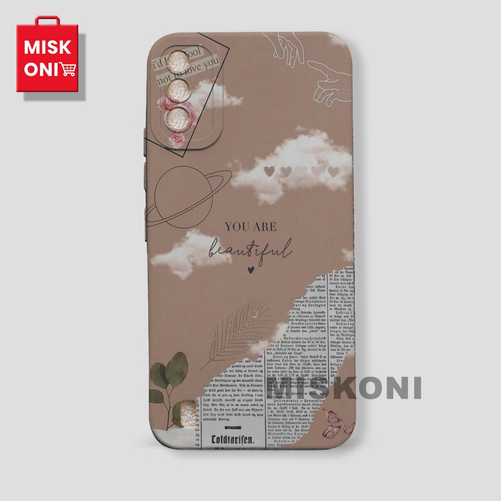 Case Itel A26 Terbaru 2023 - Motif Aesthetic - YG04 - Cover Sillicone - TPU Sofcase Procmaera ITEL A