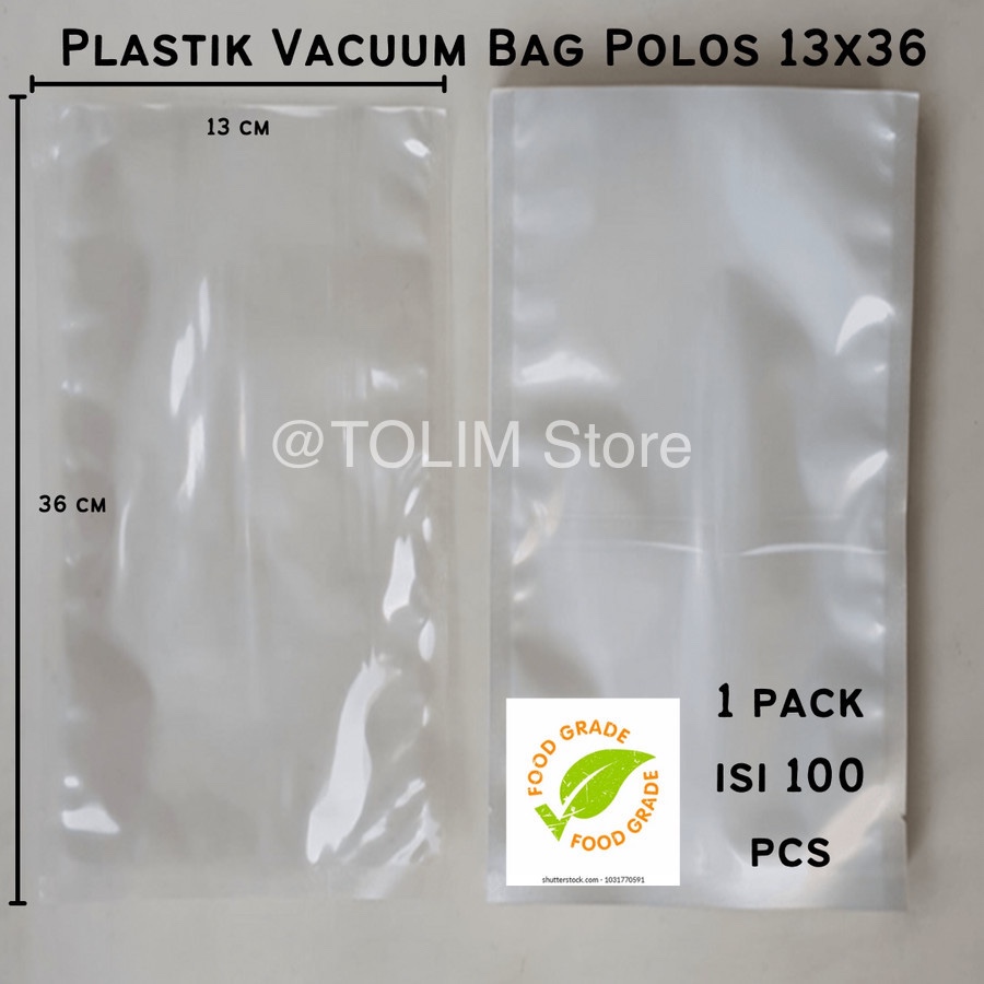 13x36 Plastik Vakum Polos Plastik Vacuum Polos Plastik Vakum Makanan Vacuum Bag Polos Plastik Vakum 