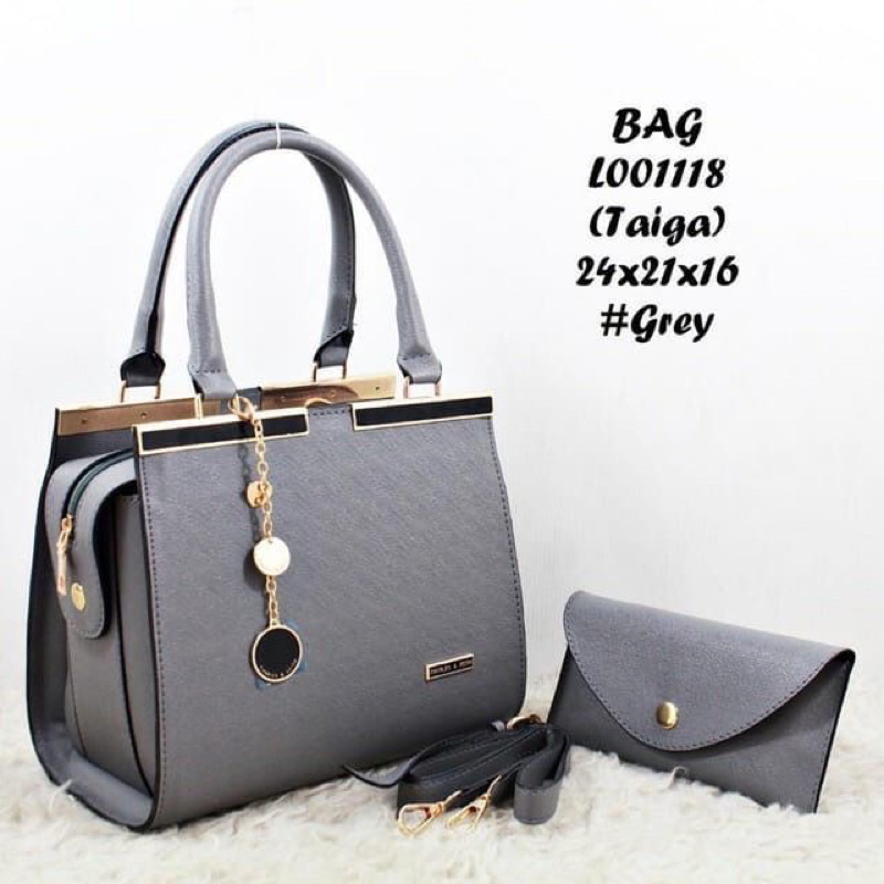 TAS HANDBAG WANITA SET DOMPET UKURAN 28CM, CK JOURS SEMI PREMIUM