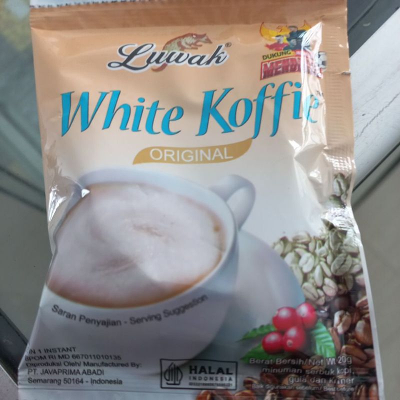 

LUWAK WHITE COFFE 3 IN 1 20G