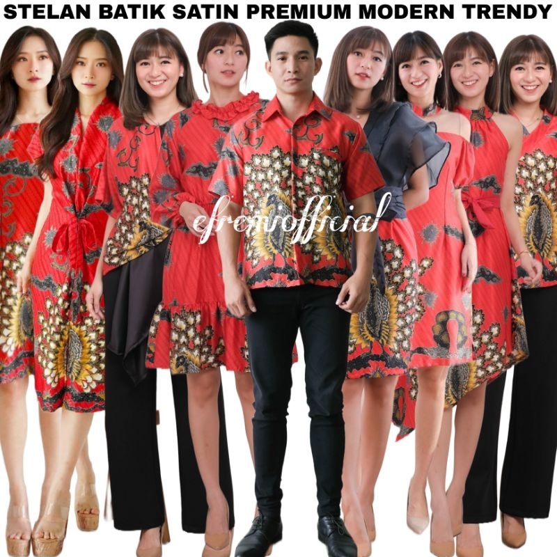 STELAN MODERN/BATIK PARTY INDONESIA/ BATIK MODERN# BLOUSE MODERN